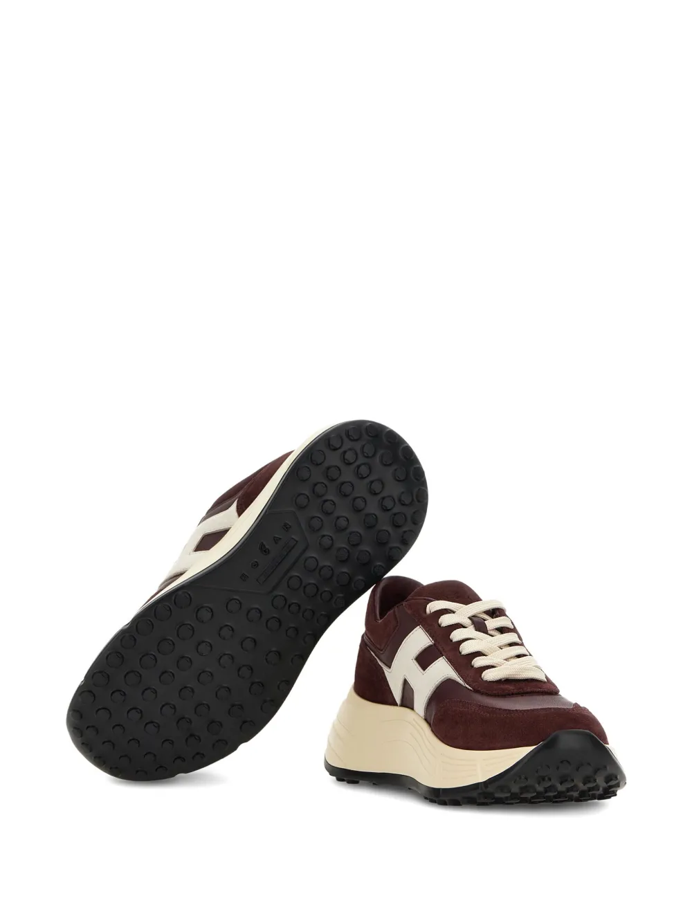 Hogan Leren sneakers Rood