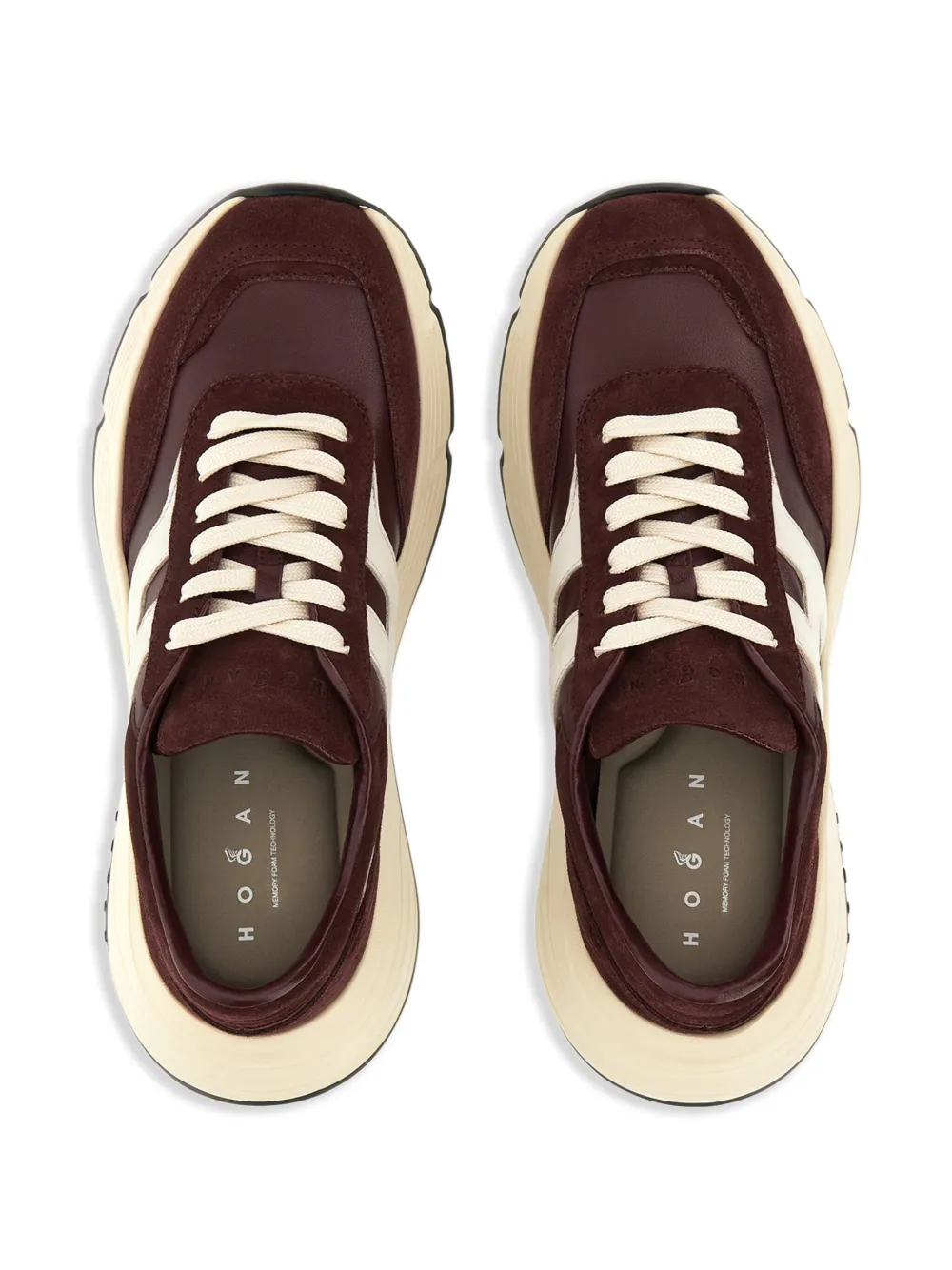 Hogan Leren sneakers Rood