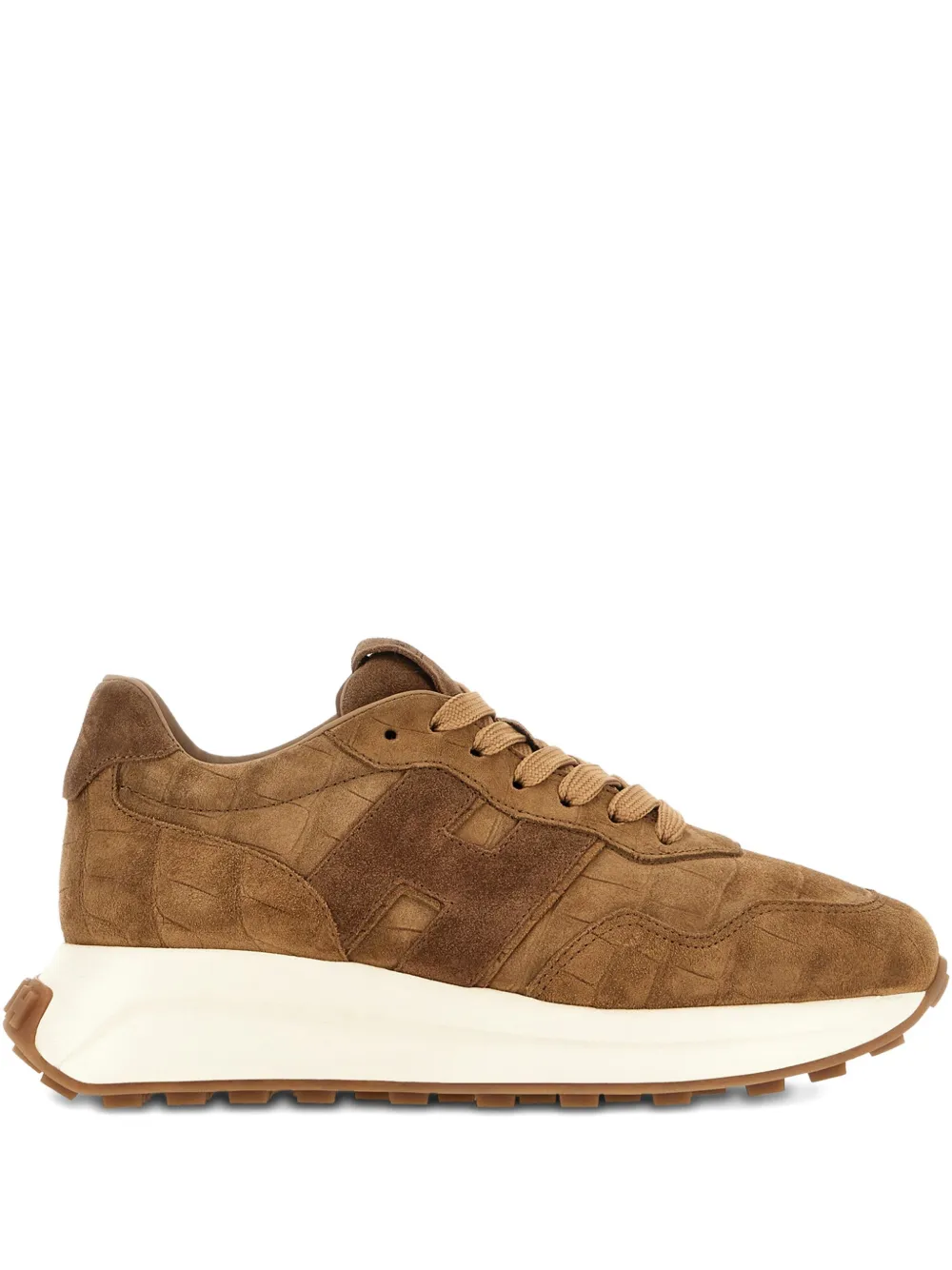 Hogan leather sneakers Brown