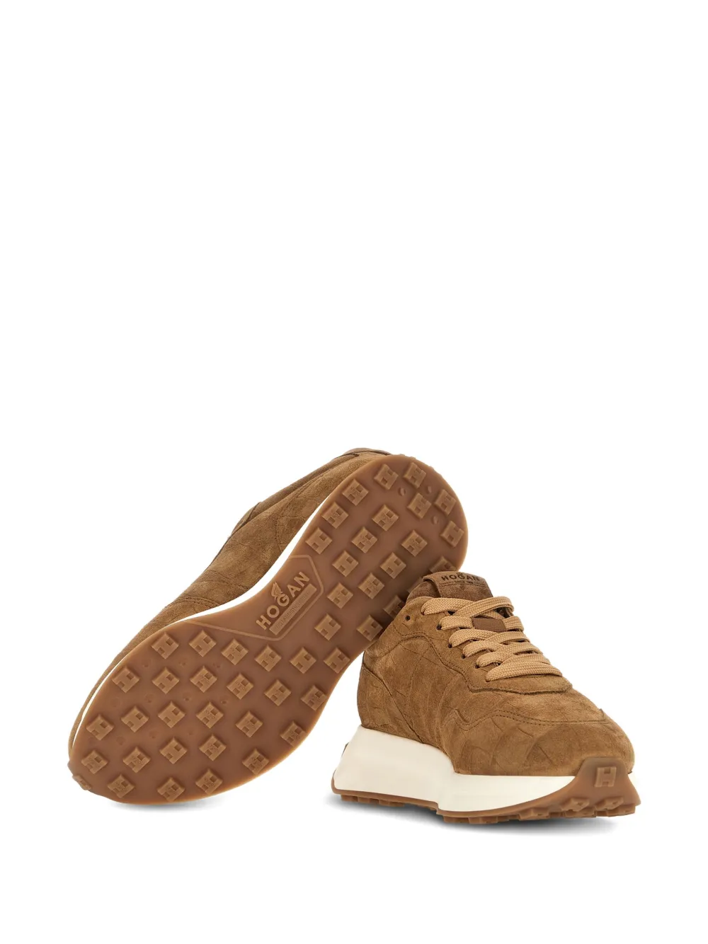 Hogan leather sneakers Brown