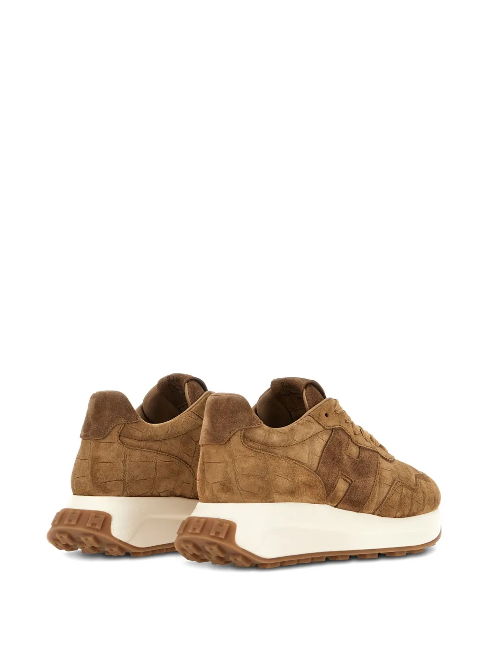Hogan leather sneakers Brown