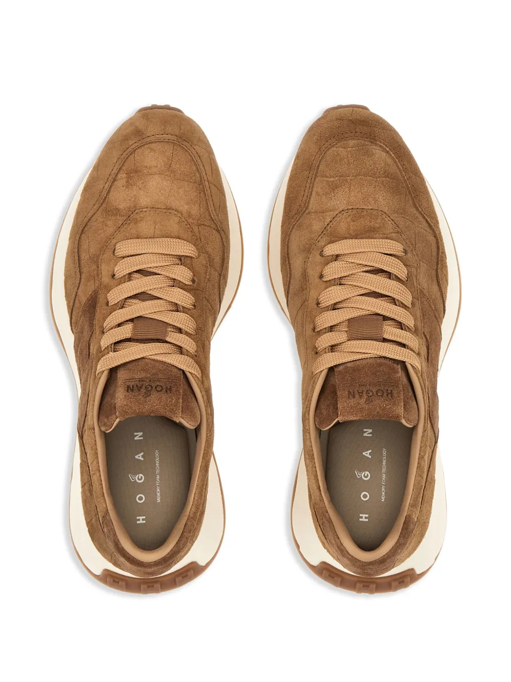 Hogan leather sneakers Brown
