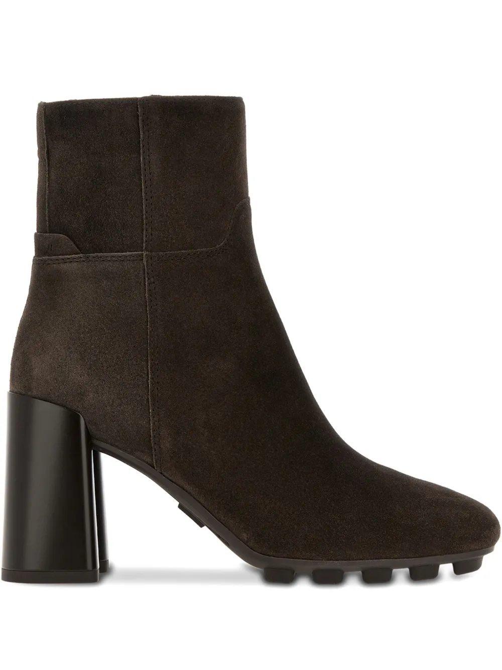 Hogan 90mm suede side-zip boots | Brown | Image 1