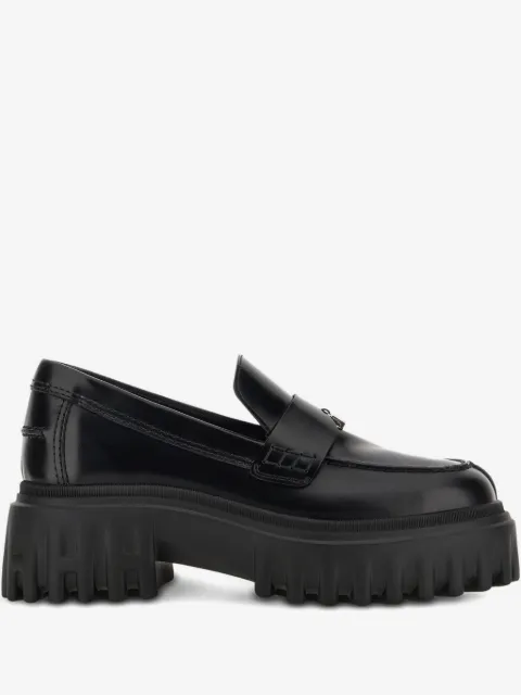 Hogan leather loafers