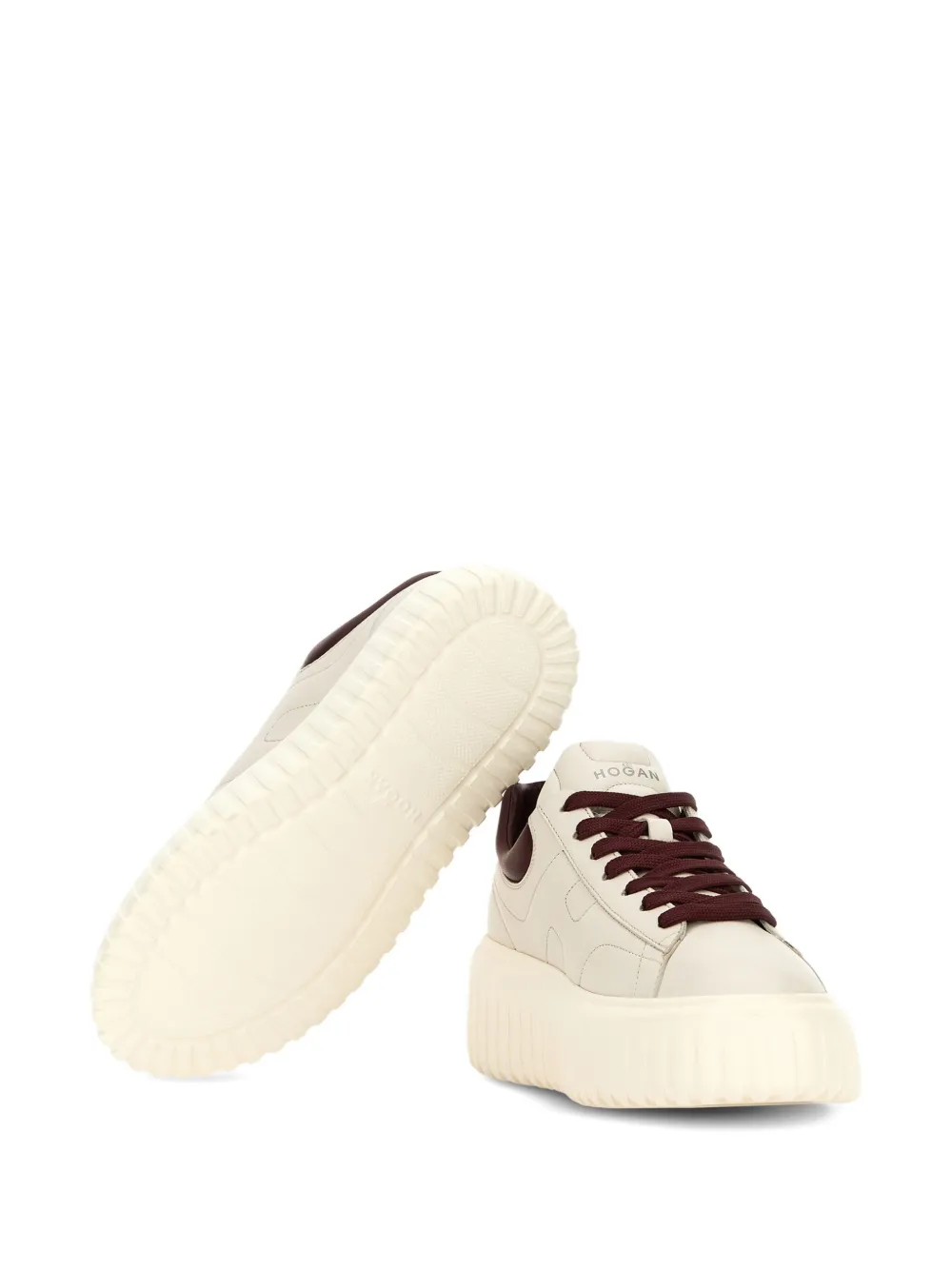 Hogan H-Stripes sneakers Beige