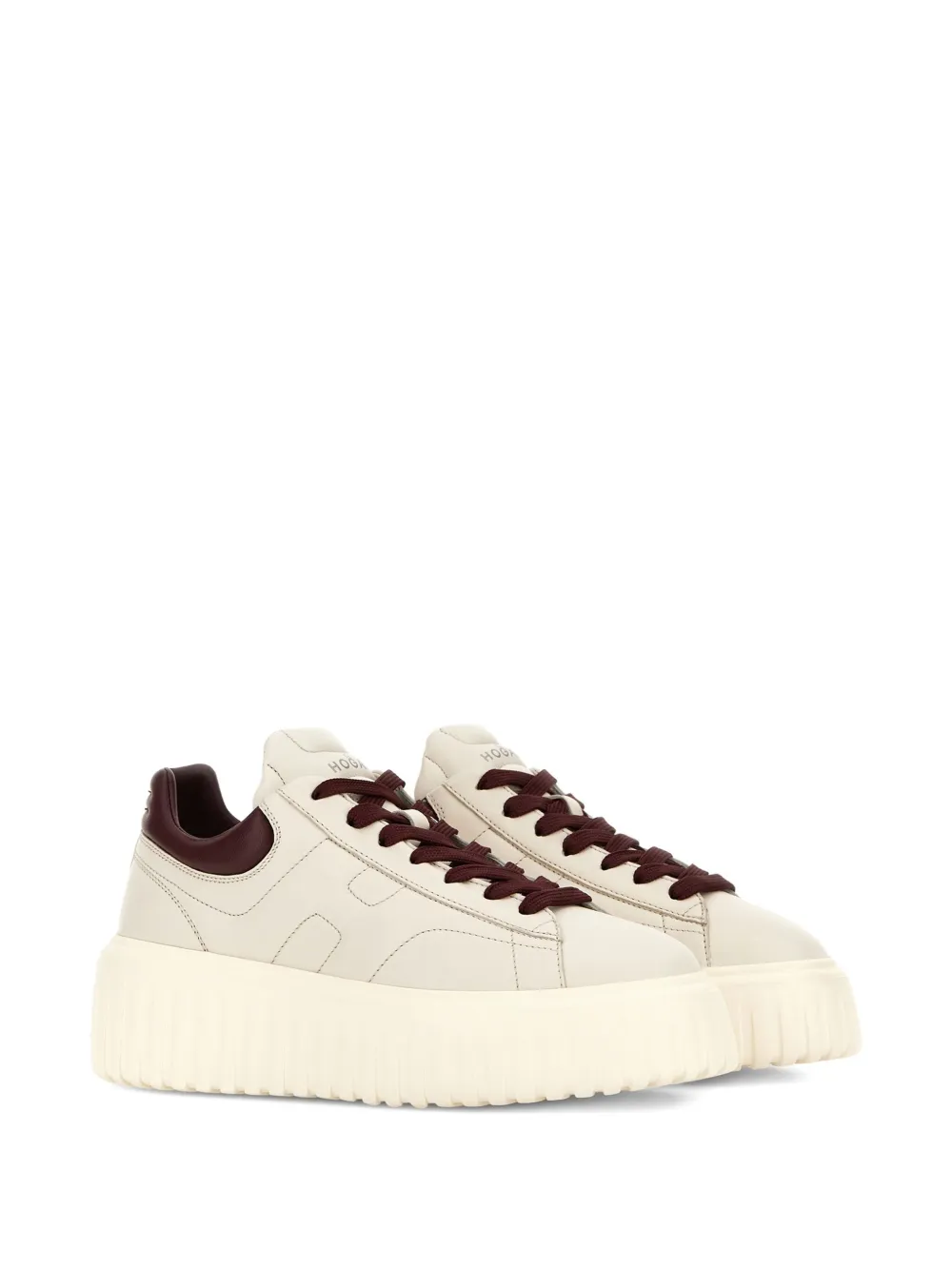 Hogan baskets H-Stripes en daim | baskets basses | Image 2