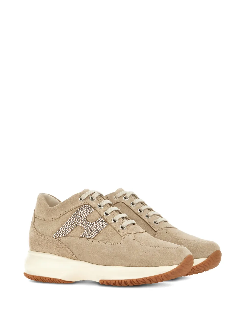 Hogan Leren sneakers - Beige