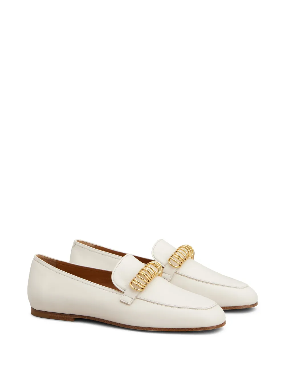 Tod's leather loafers White