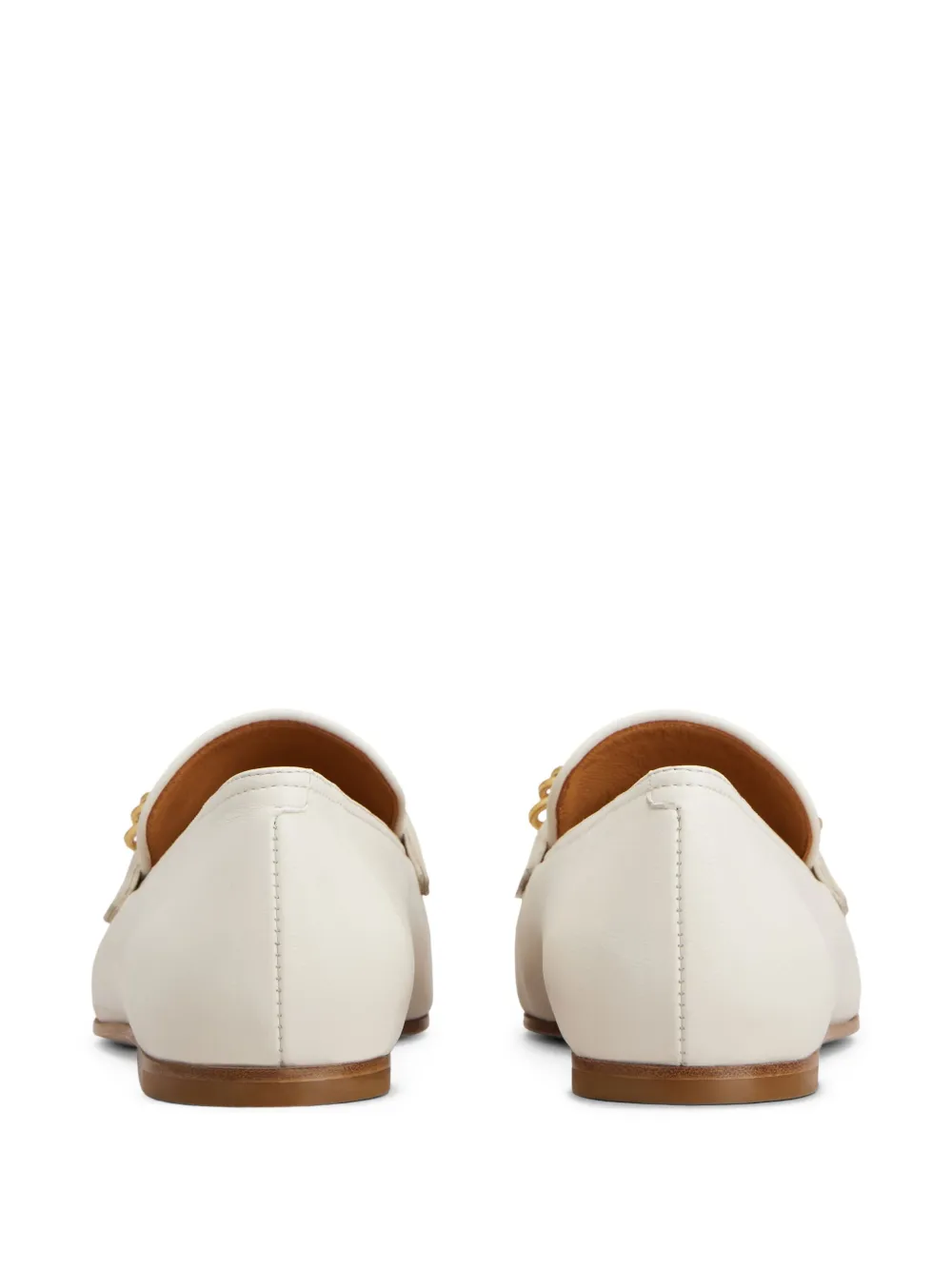 Tod's leather loafers White