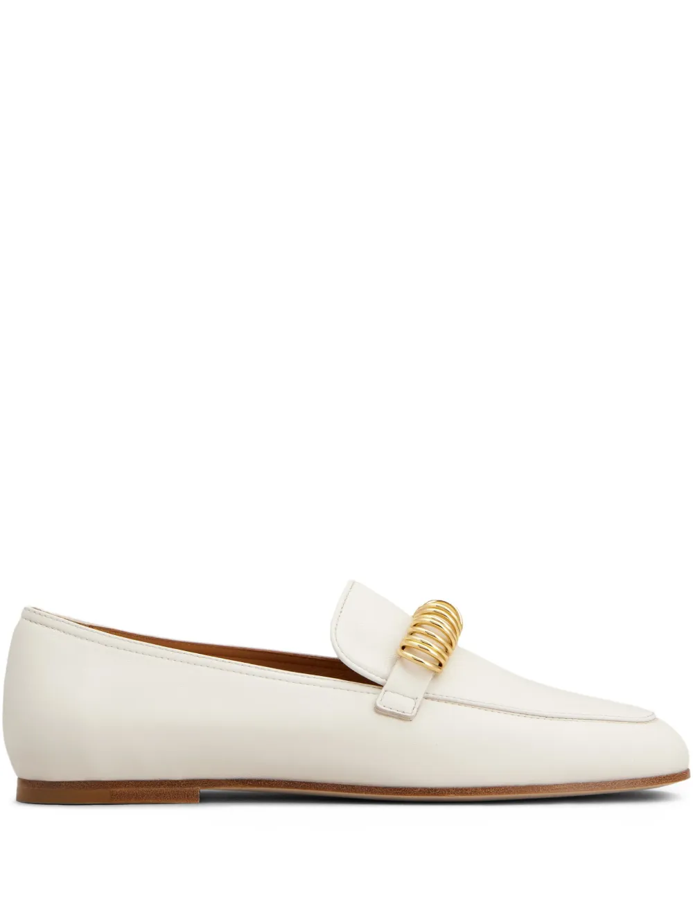 Tod's leather loafers White
