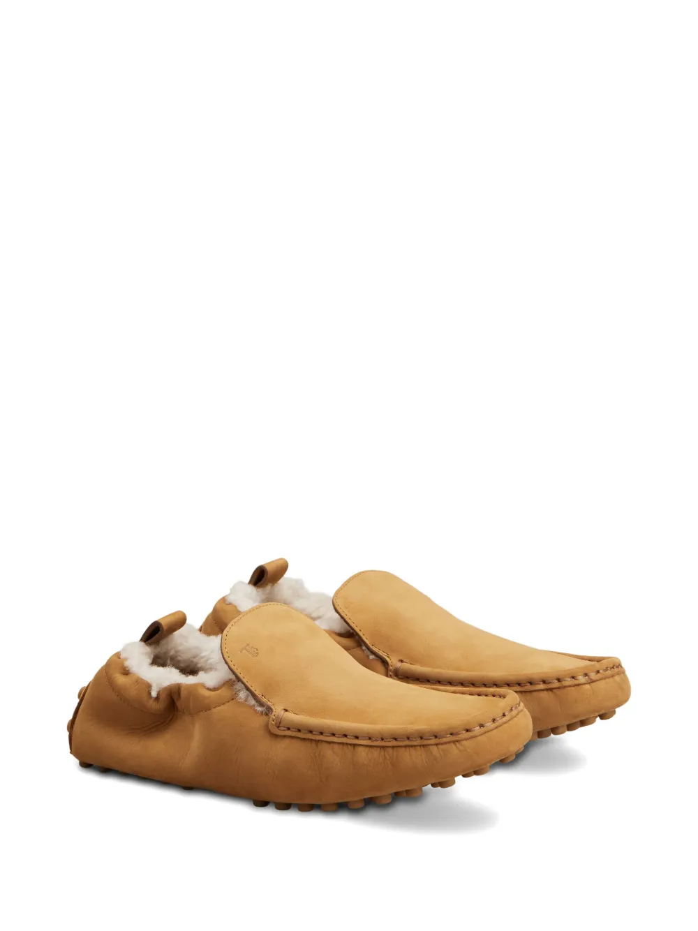 Tod's shearling-lined pebble-detail loafers | Image 2