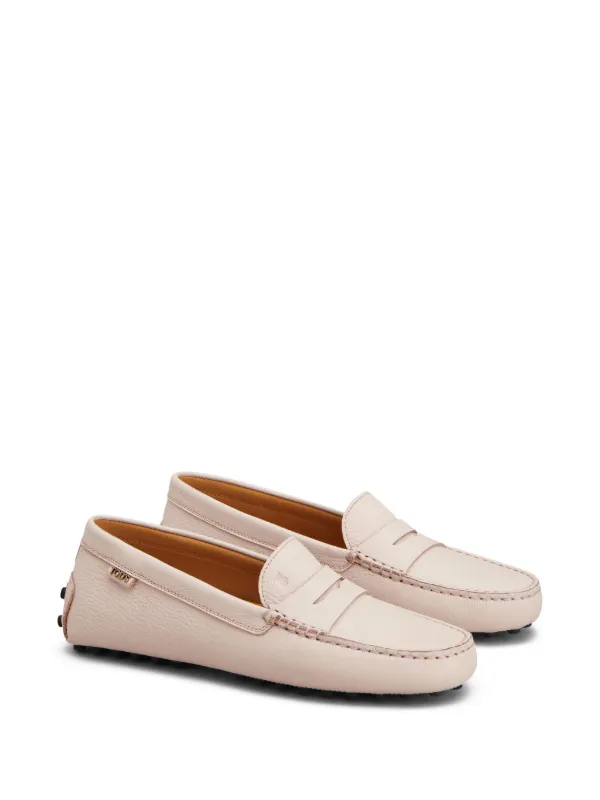 Tod's Leather Loafers Pink FARFETCH ID