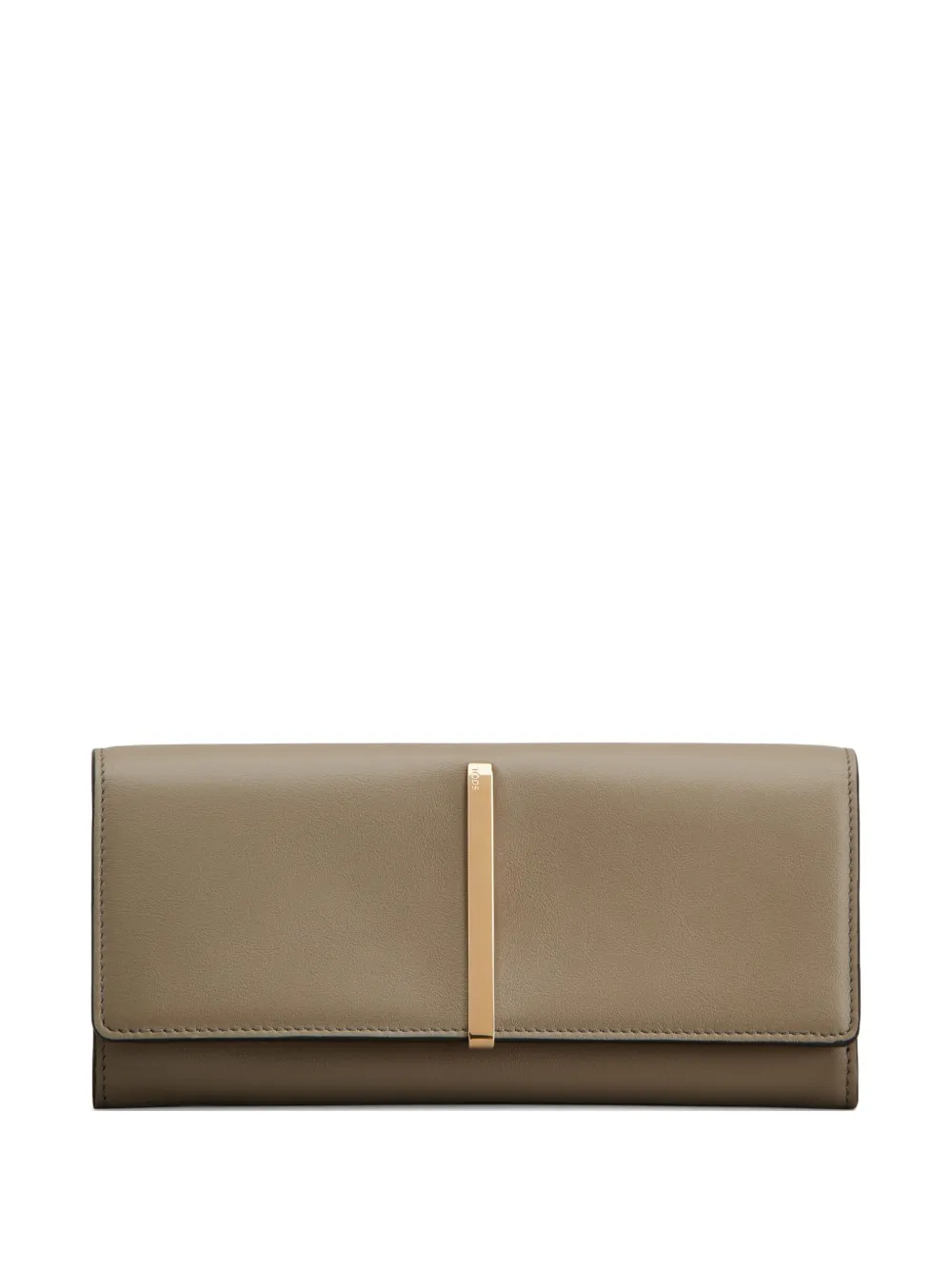 Tod's Leather Wallet In Neutral