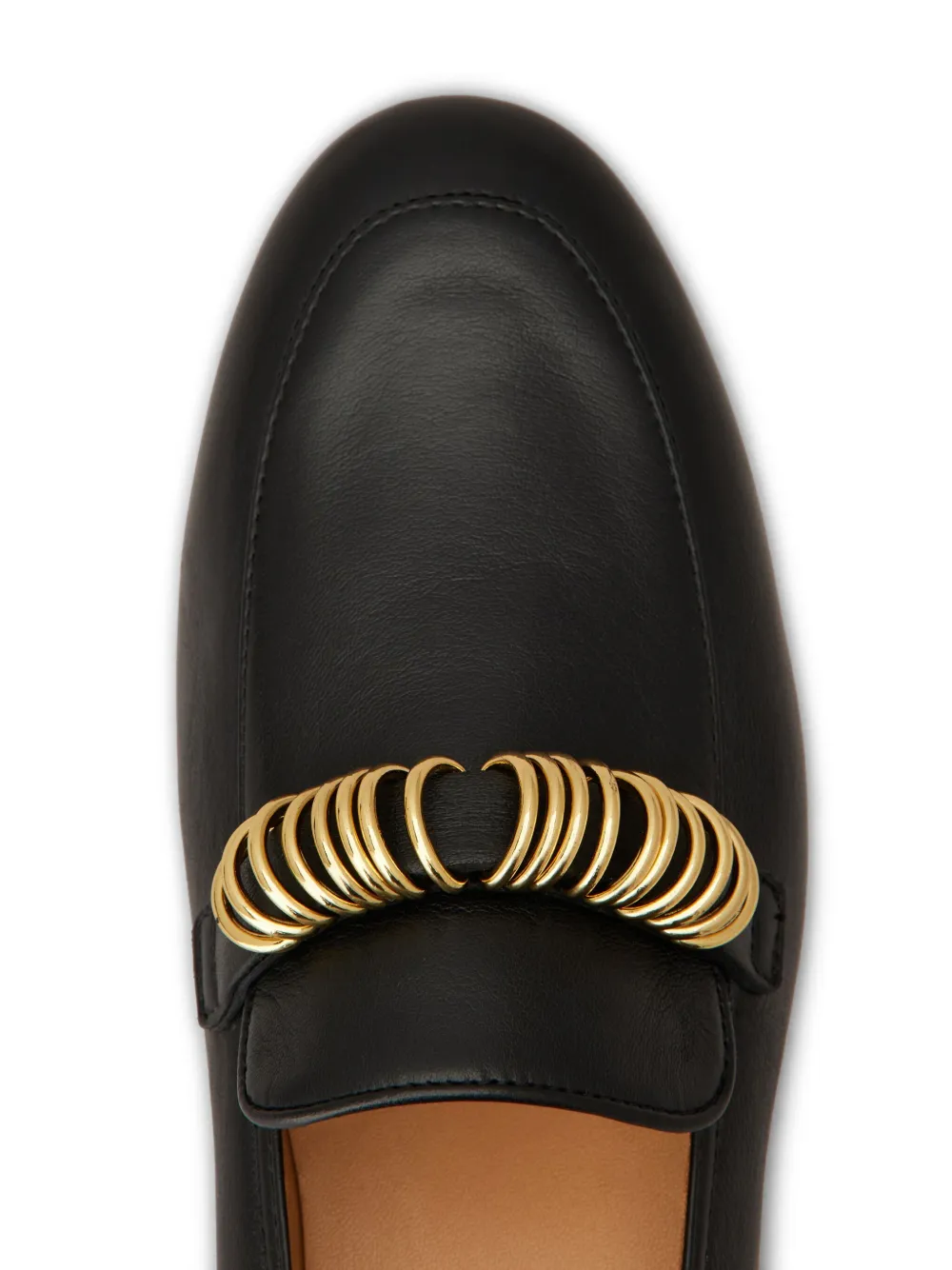Tod's leather loafers Black