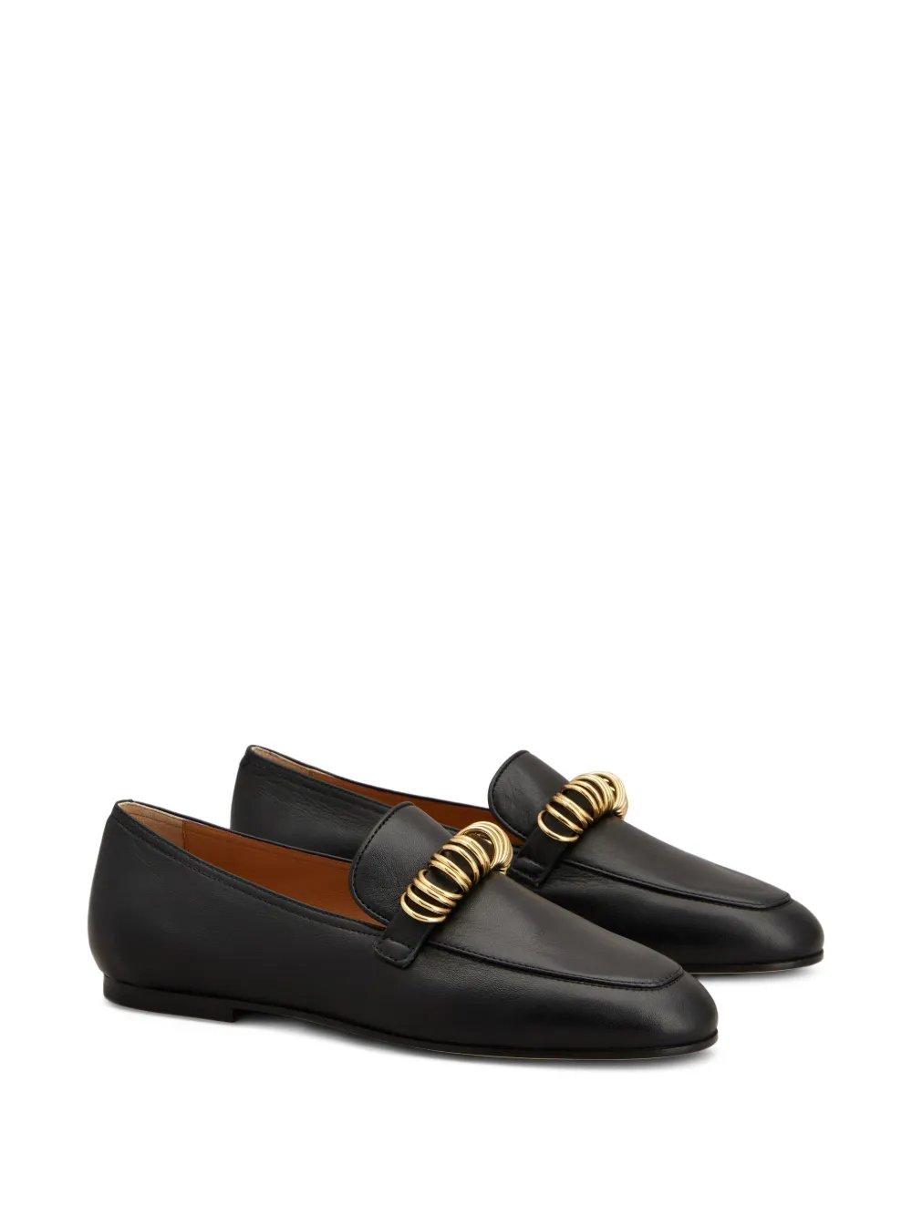 Tod's leather loafers Black