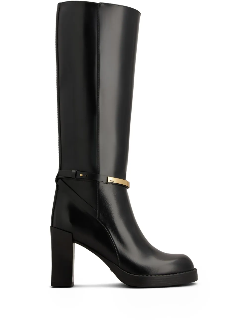 Tod's 80mm leather boots Black