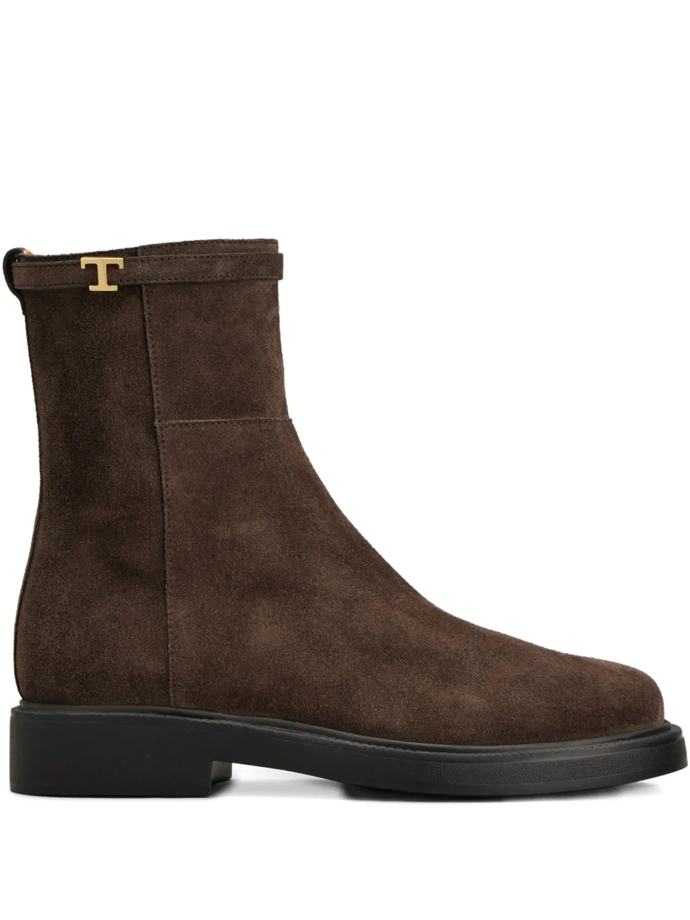 Tod's suede ankle boots Brown