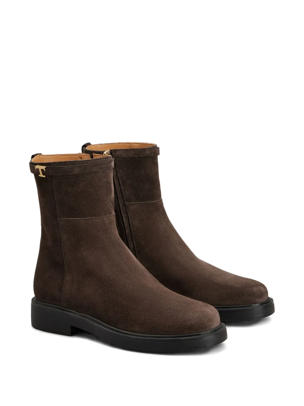 Tod's suede ankle boots Brown