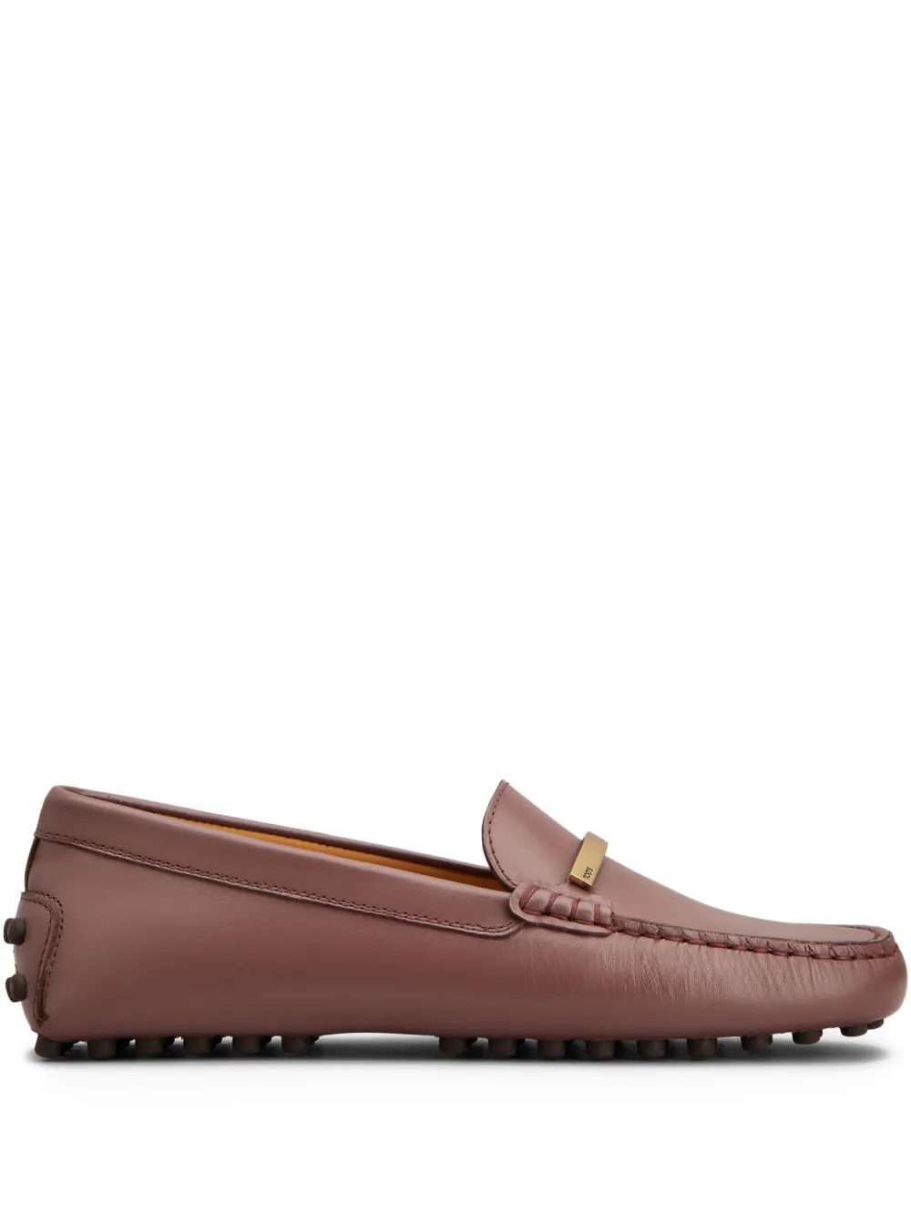 Tod's leather loafers Brown