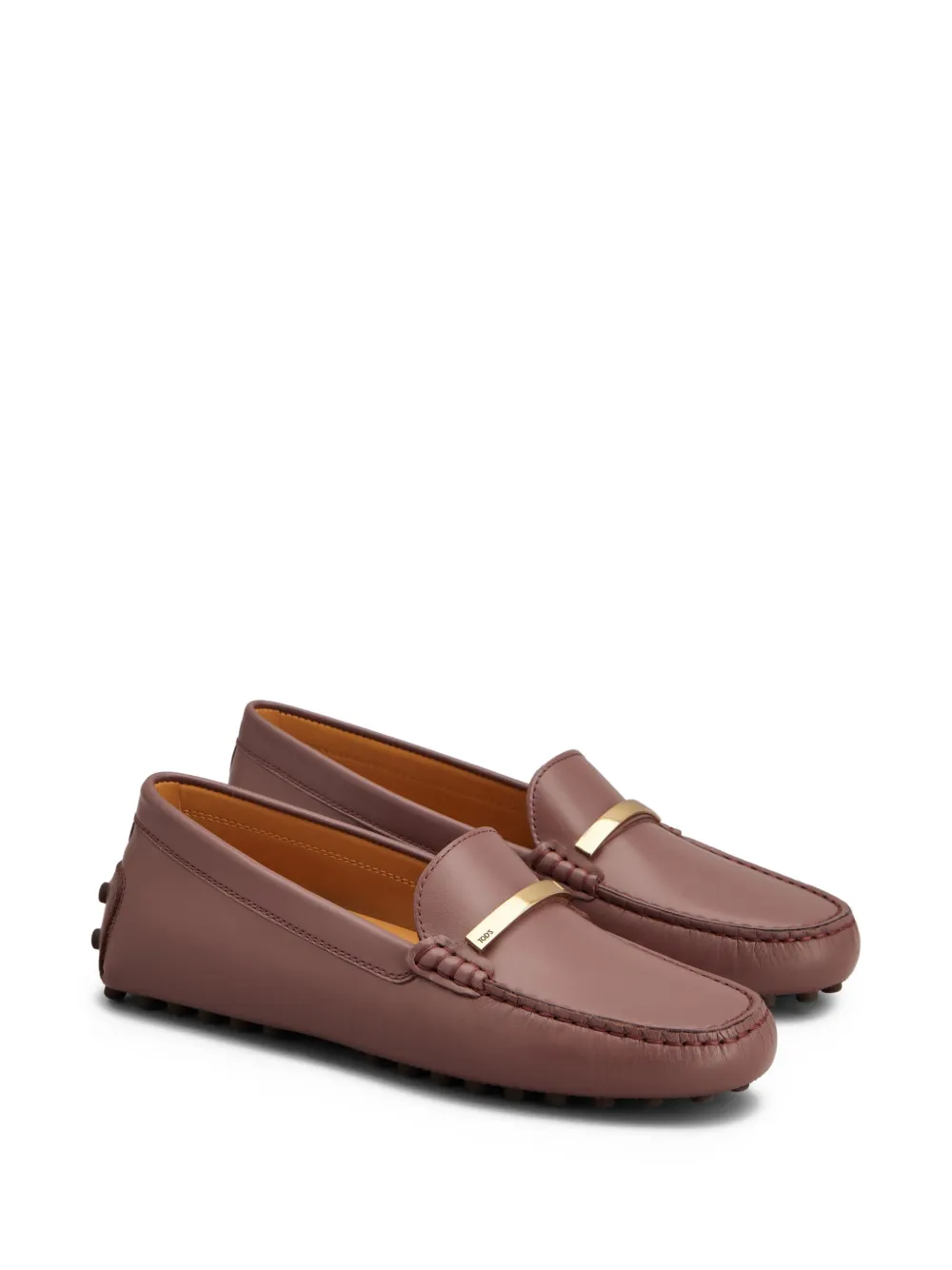 Tod's leather loafers Brown