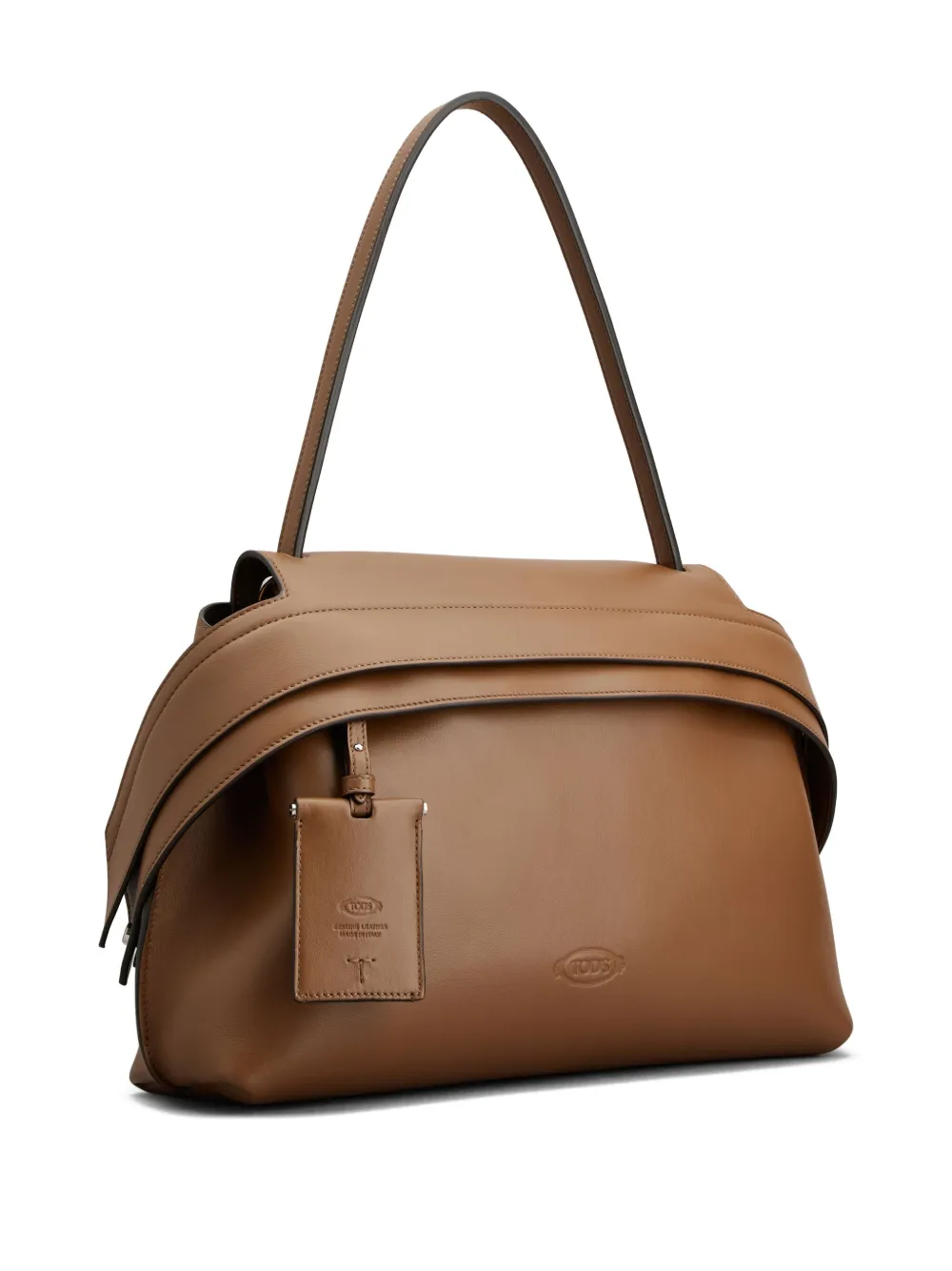 Tod's Leren schoudertas Bruin