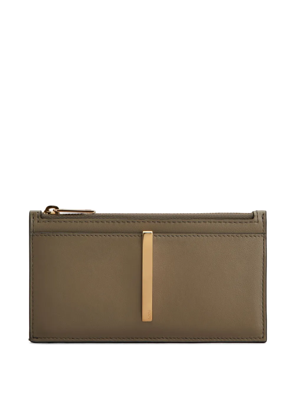 Tod's zip-fastening embossed cardholder Bruin