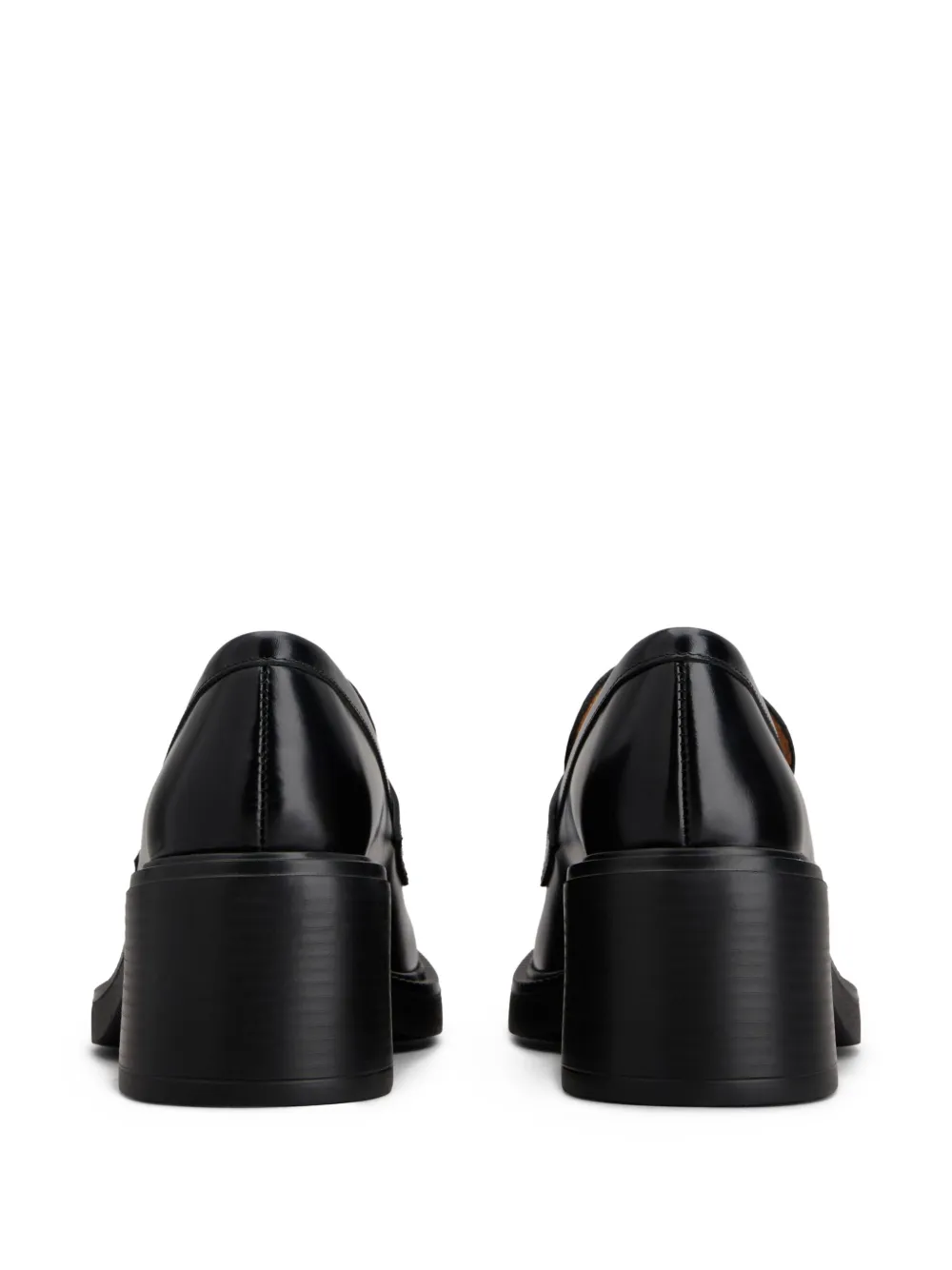 Tod's Leren 60mm loafers Zwart