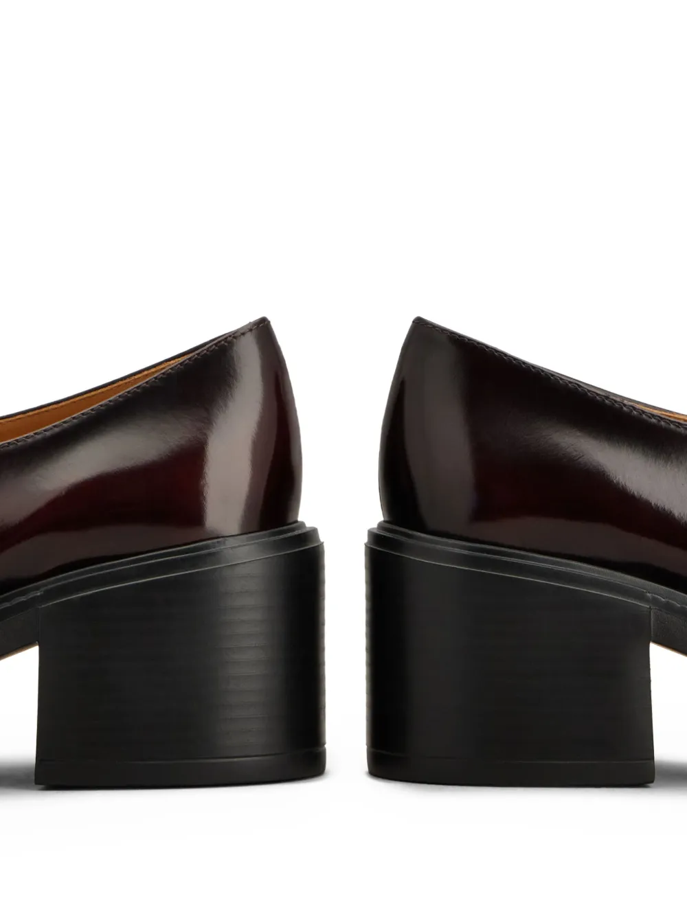 Tod's 60mm leather loafers Red