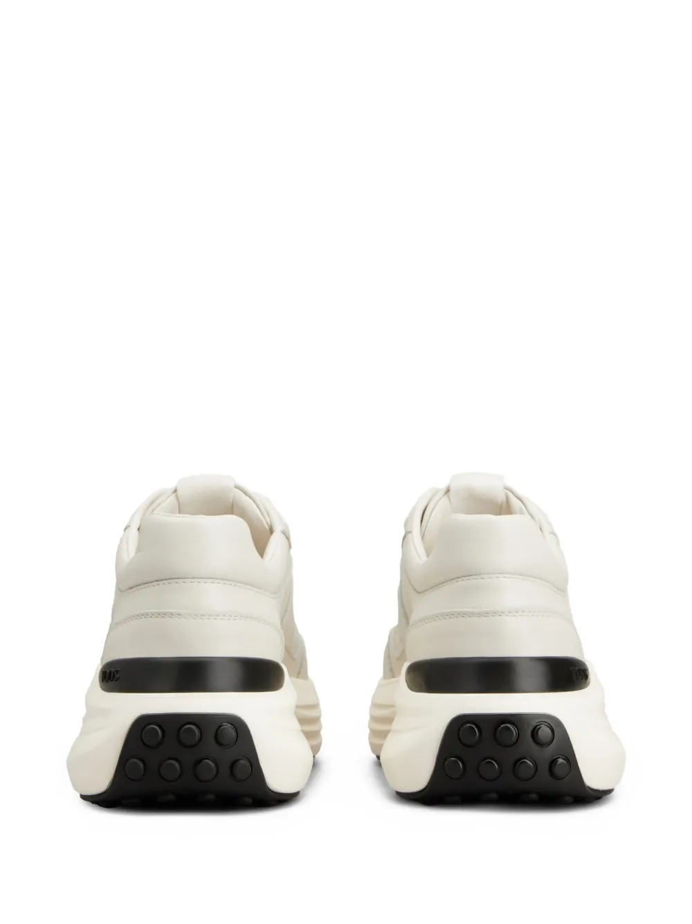 Tod's leather trainers White