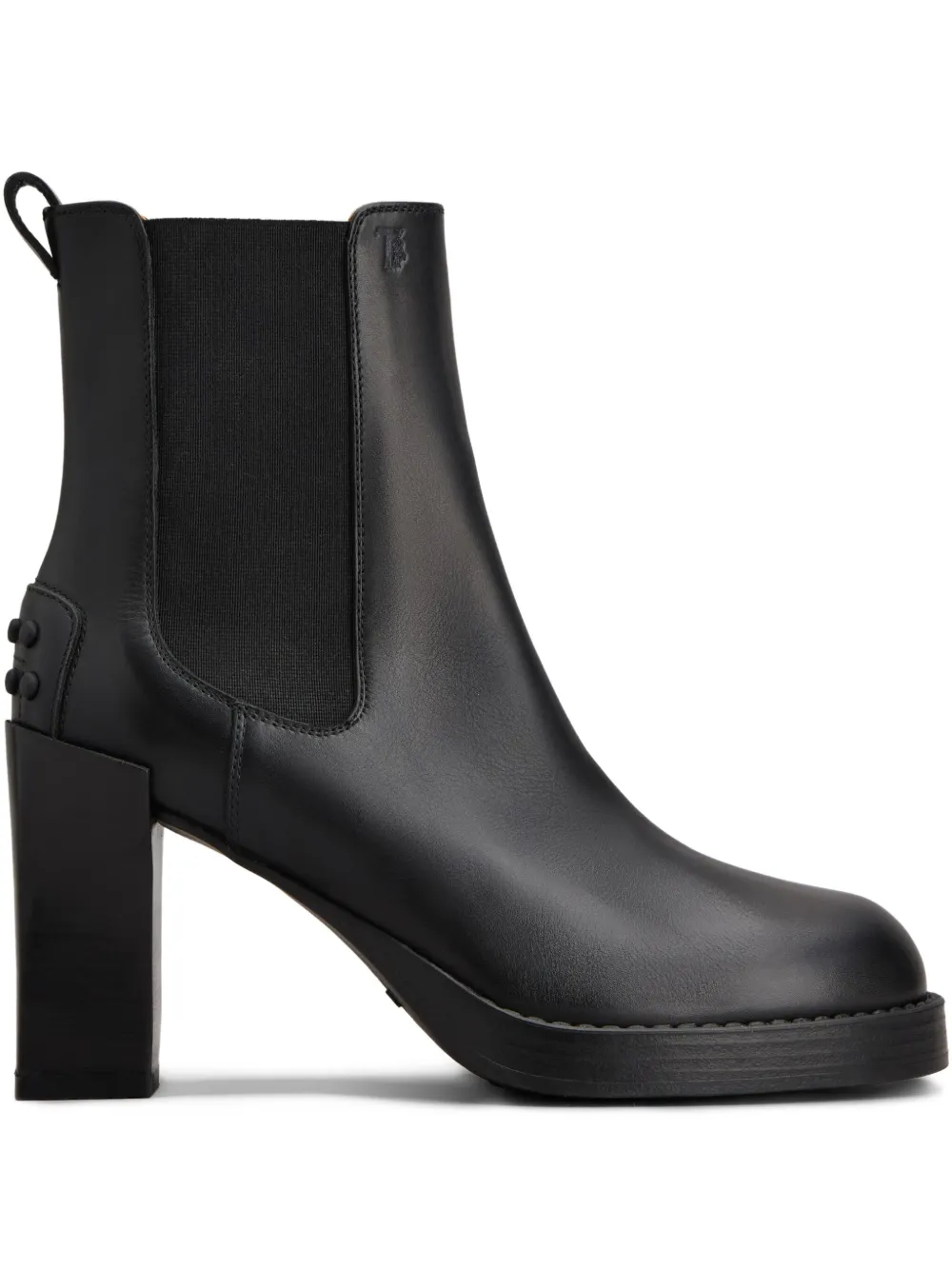 Tod's 80mm leather Chelsea boots Black