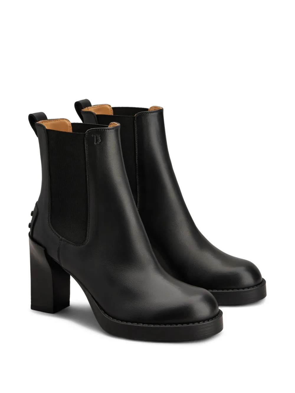 Tod's 80mm leather Chelsea boots Black
