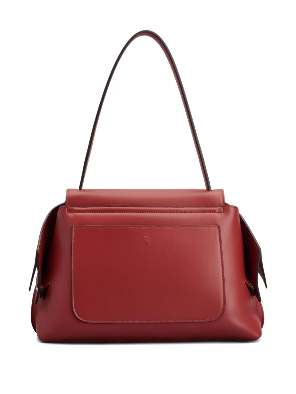Tod's Leren schoudertas met omslag - Rood