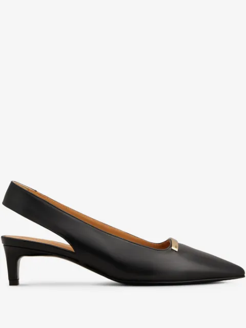 Tod's leather slingback pumps