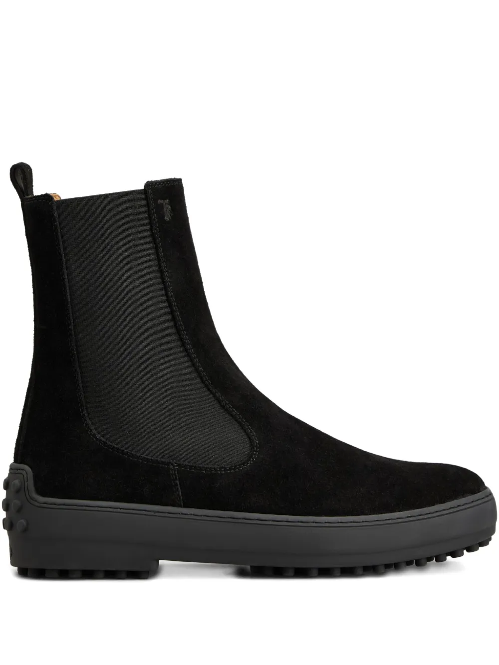 Tod's suede Chelsea boots Black