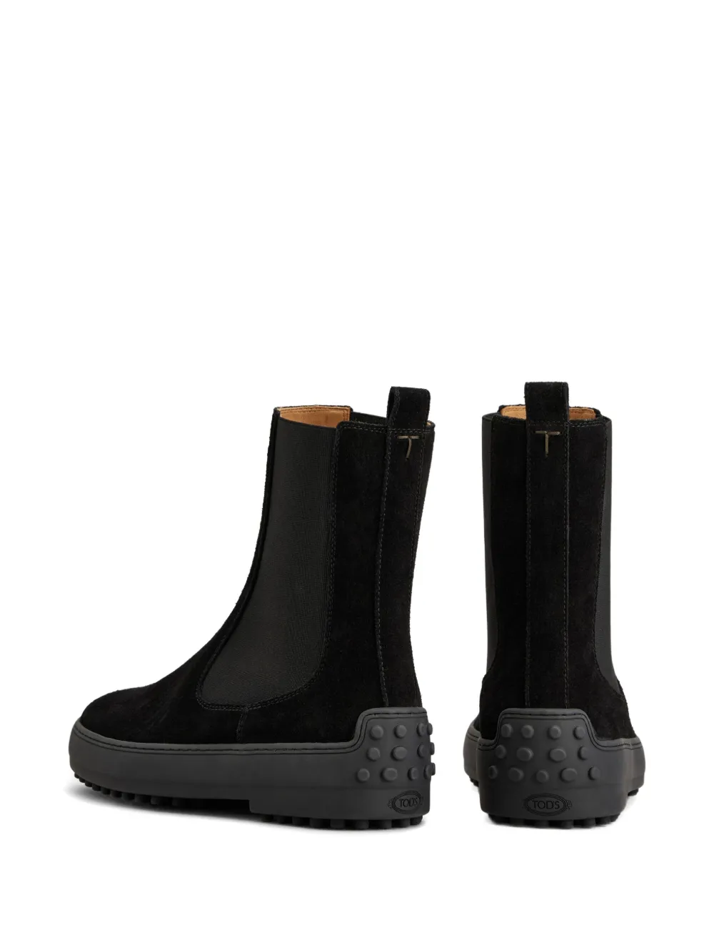 Tod's suede Chelsea boots Black