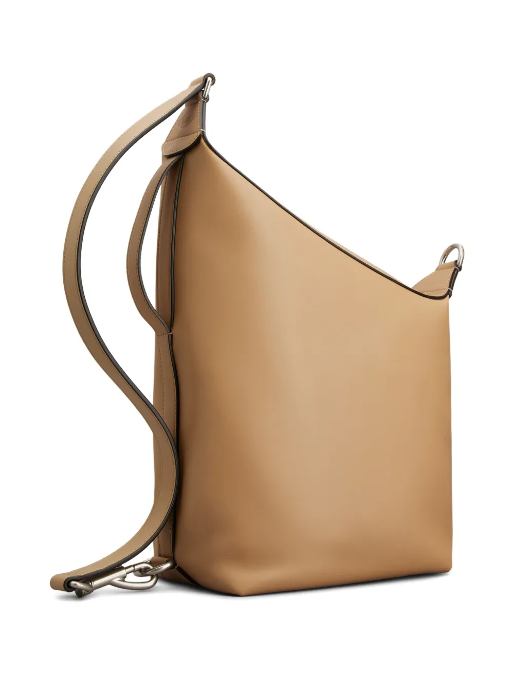 Tod's Asymmetrische leren schoudertas - Bruin