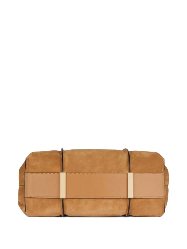 Tod's T-Timeless Suede Shoulder Bag | Brown | FARFETCH