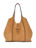 Tod's T-Timeless suede shoulder bag - Brown