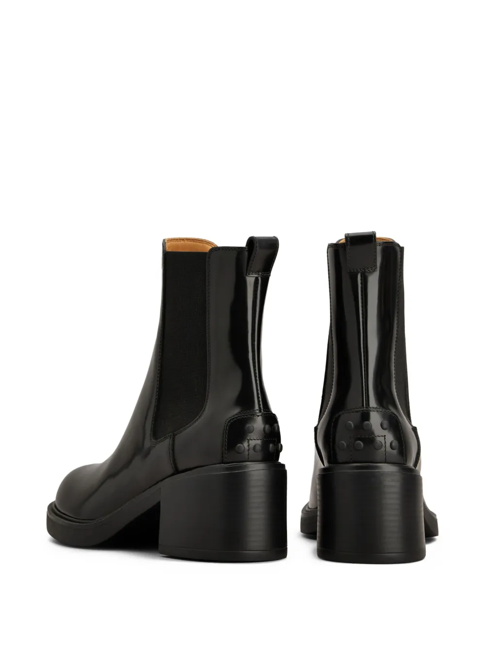 Tod's 60mm Leather Chelsea Boots In Black
