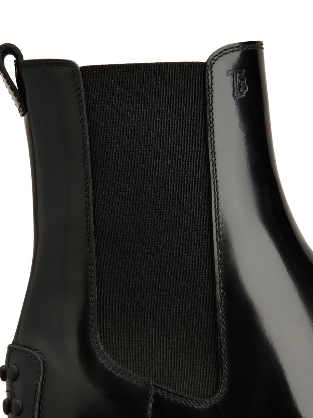Tod's 60mm Leather Chelsea Boots In Black