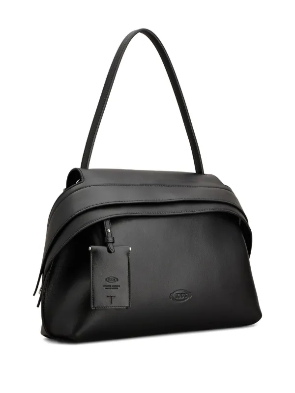 TOD’S ショルダーバッグ Tod's レザーショルダーバッグ | ブラック | FARFETCH JP