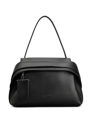 TOD'S ブラックレザー ショルダーバッグ Tod's レザーショルダーバッグ | ブラック | FARFETCH JP