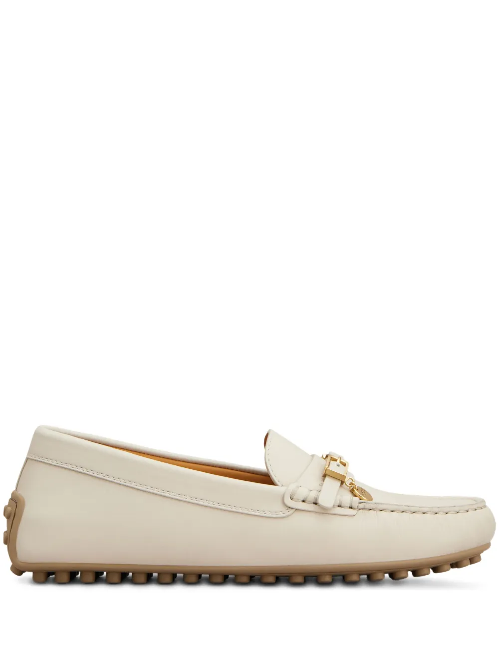 Tod's leather loafers Neutrals