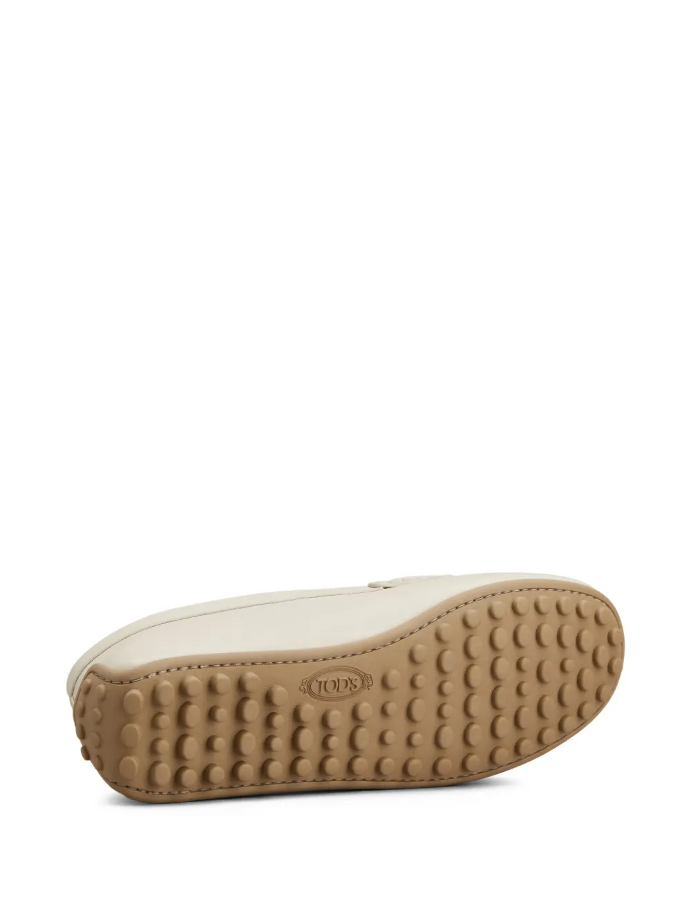 Tod's leather loafers Neutrals