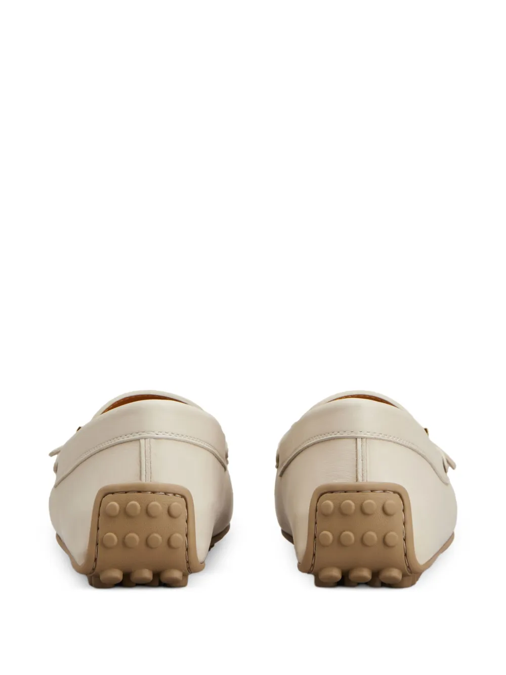 Tod's leather loafers Neutrals