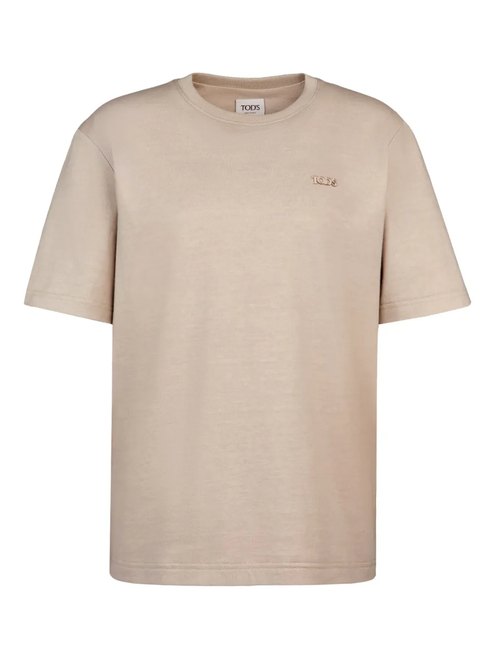 logo-embroidered t-shirt