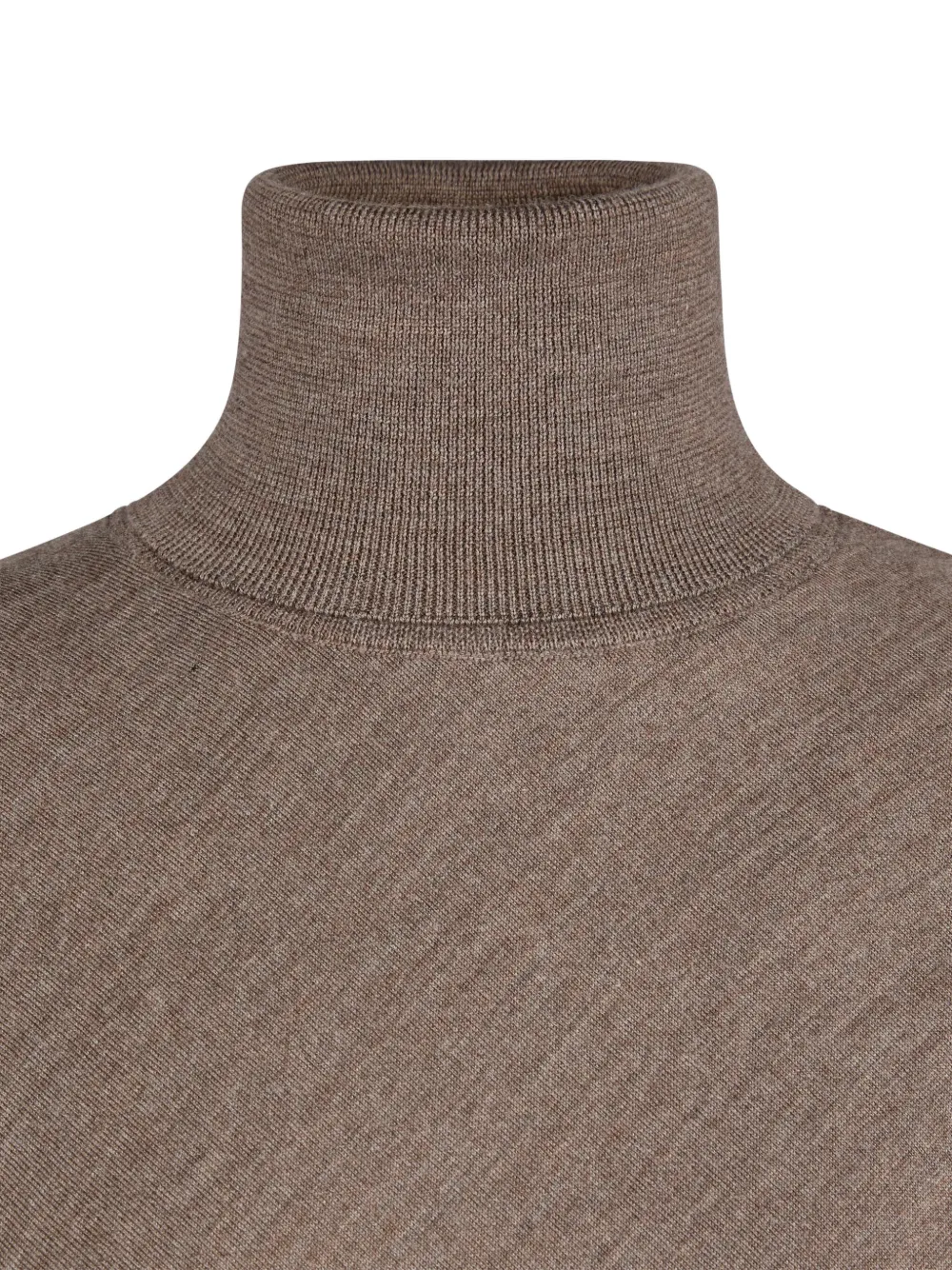Tod's Short-sleeve Turtleneck Sweater In Neutral