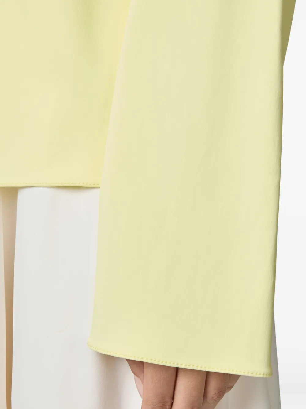 Tod's High-neck Long-sleeve Top In Yellow