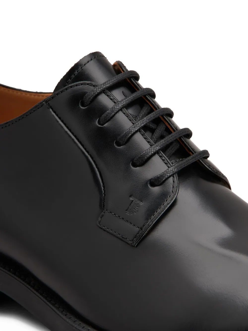 Tod's leather Derby shoes Black