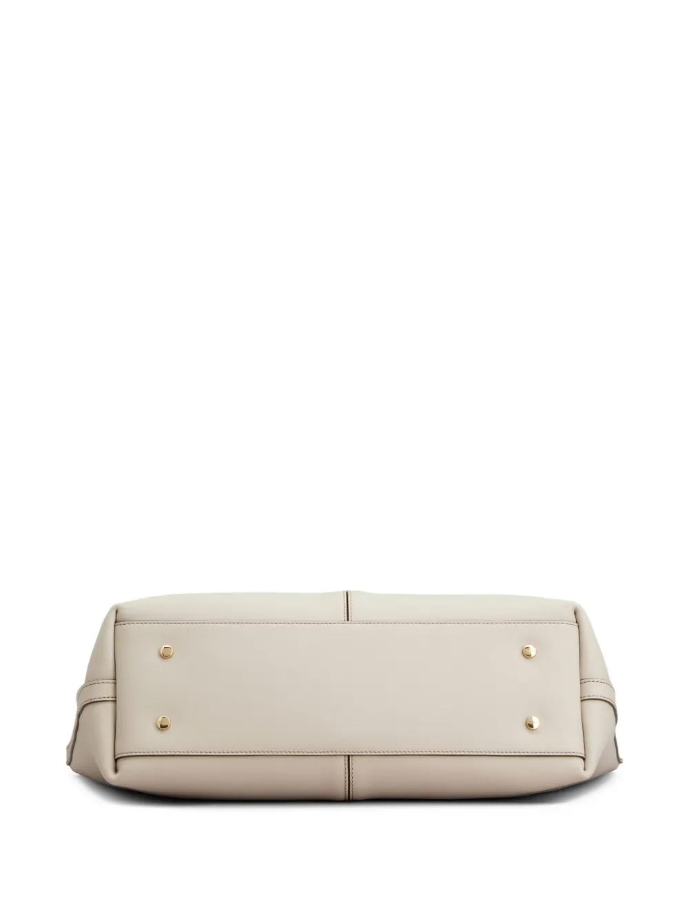 Tod's Medium kleine leren shopper Beige